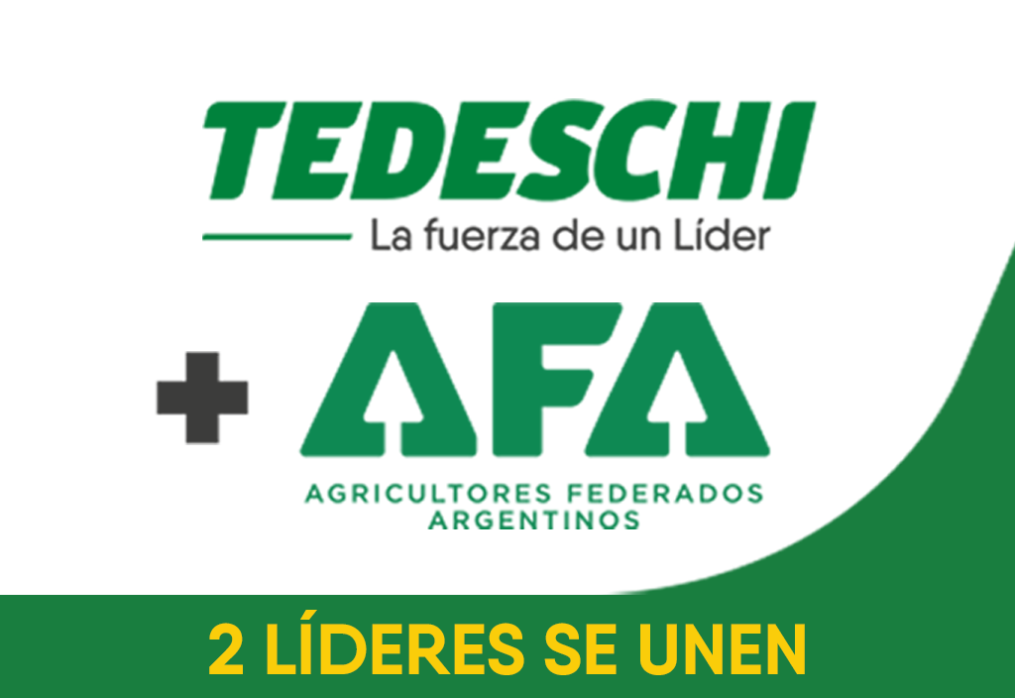 Dos líderes se unen: Alianza estratégica, AFA + TEDESCHI.